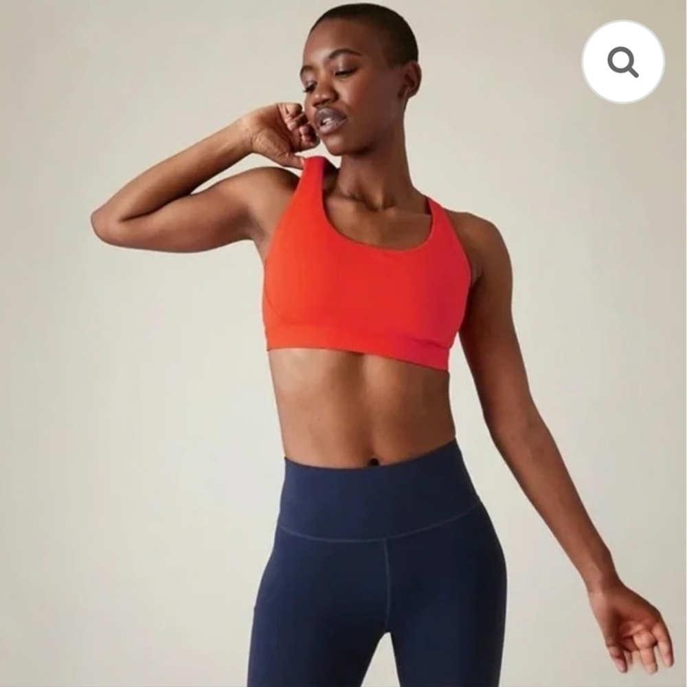 ATHLETA Ultimate Bra D-DD+ in Red Size S